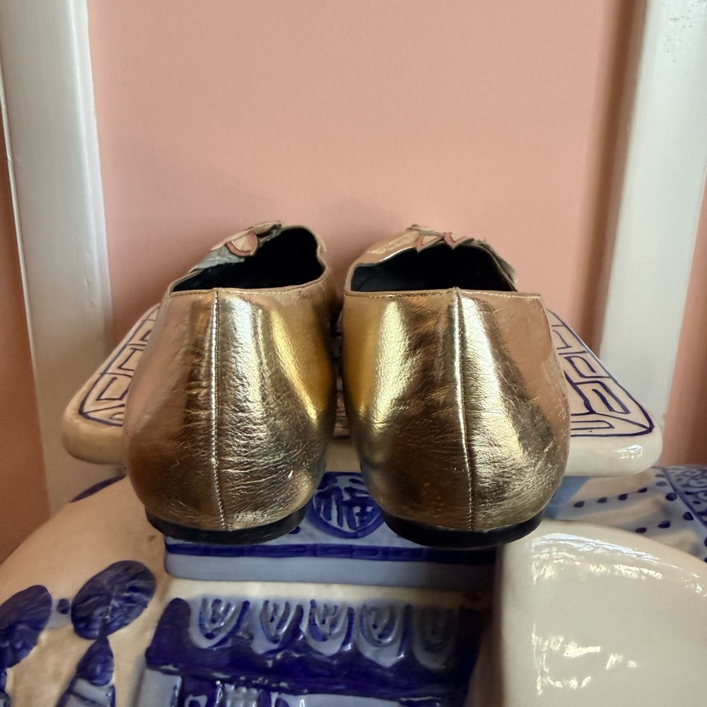 ASOS LULAMOON Pointed Unicorn Ballet Flats - Size 11 - Picture 4 of 8